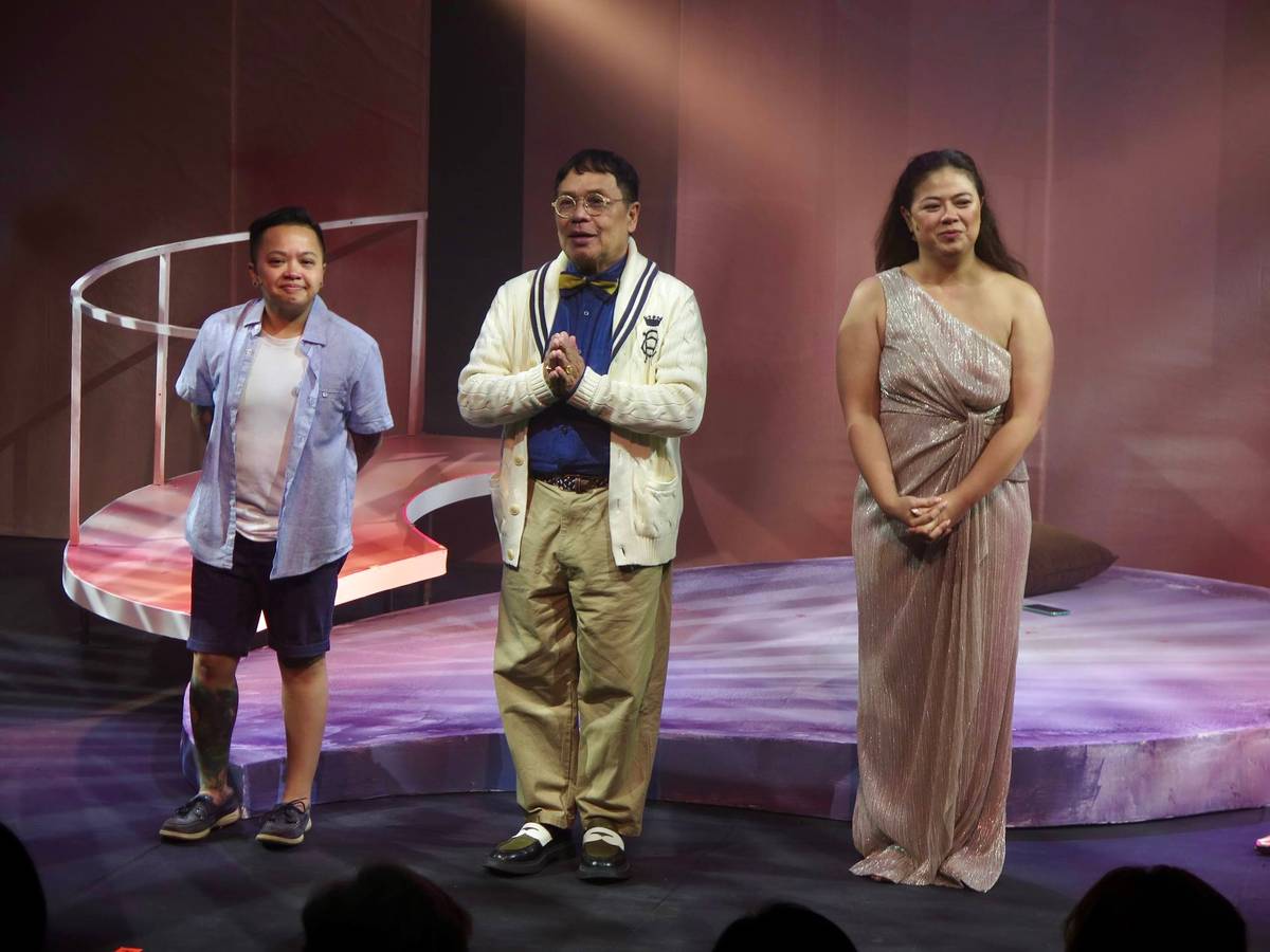 Ice Seguerra, director Anton Juan and Liza Diño.